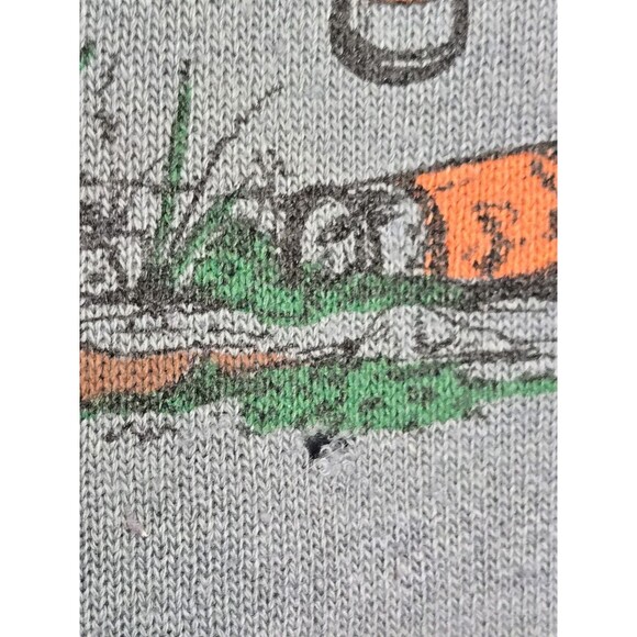 VTG Maine Sweatshirt XL Tultex Crewneck Moose Tourist Souvenir Tultex USA 90s - Picture 5 of 10